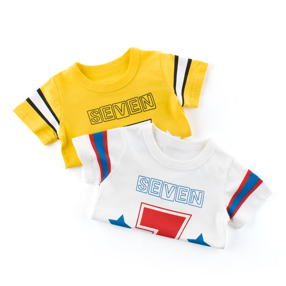 Camiseta de Manga Corta para Niños - Comodidad Perfecta para el Verano