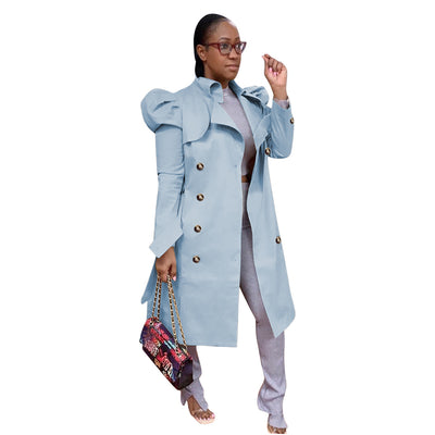 Abrigo Largo Impermeable Versátil para Mujer - Diseño Clásico - Image 19