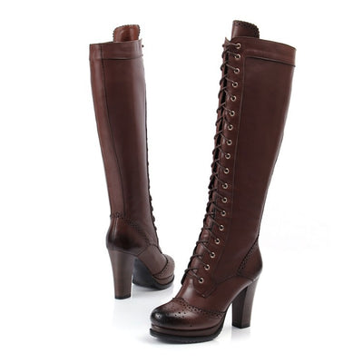 Tacones Altos con Tira y Plataforma Gruesa para Mujer - Image 7