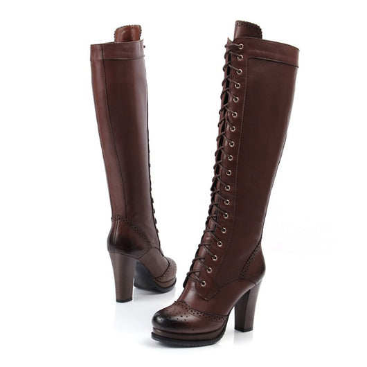 Tacones Altos con Tira y Plataforma Gruesa para Mujer - Image 7