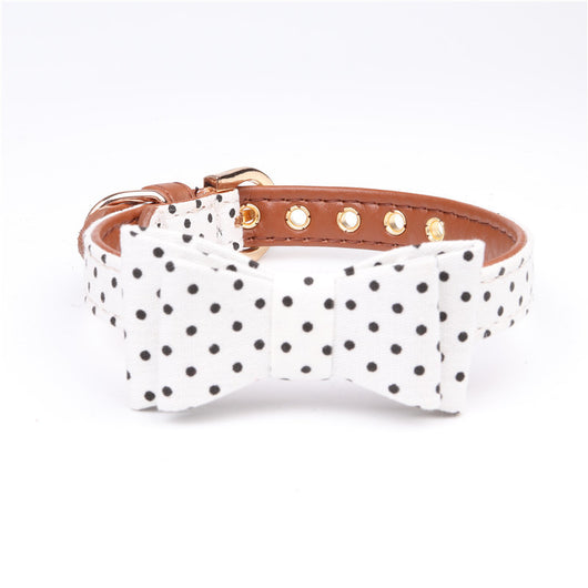 Collar con Lazo de Lunares para Mascota - Image 8