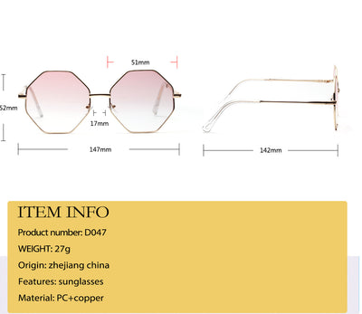 Gafas de Sol Geométricas Diamond con Lentes Transparentes - Image 11