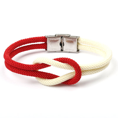 Pulsera Tejida Artesanal con Ancla Vintage - DIY - Image 5