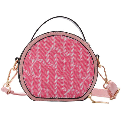 Bolso Redondo Pequeño con Letras - Image 7
