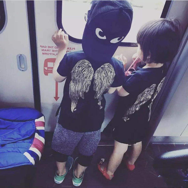 Camiseta Infantil con Alas de Ángel