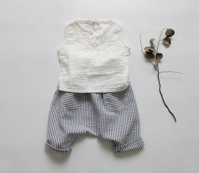 Pantalones Infantiles de Tiro Bajo con Tela Transpirable - Image 4