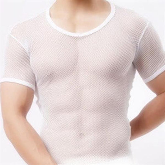 Playera Manga Corta de Malla para Hombre - Image 3
