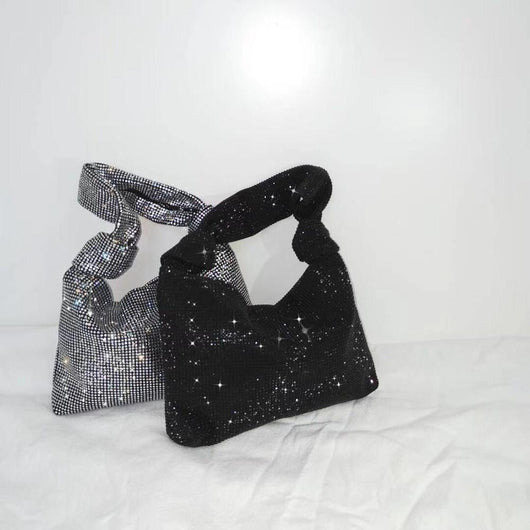 Bolso Bucket de Cristales Brillantes - Estilo Celebridad - Image 8