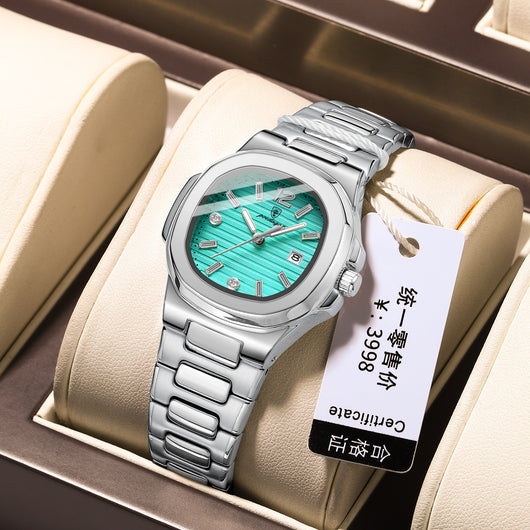 Reloj de Cuarzo Ultradelgado con Esfera Luminosa para Mujer - Image 4