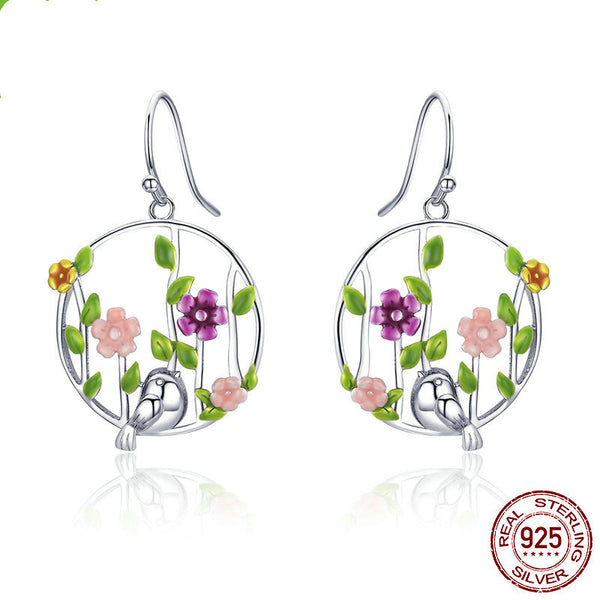 Aretes de Plata 925 Forest Story - Elegancia y Temperamento