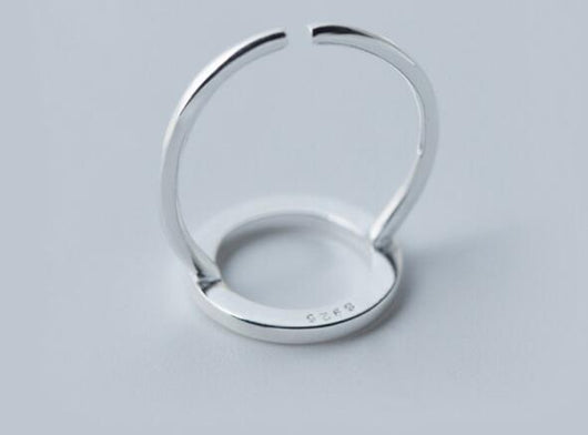 Anillo de Plata 925 con Diseño Geométrico Circular - Image 6