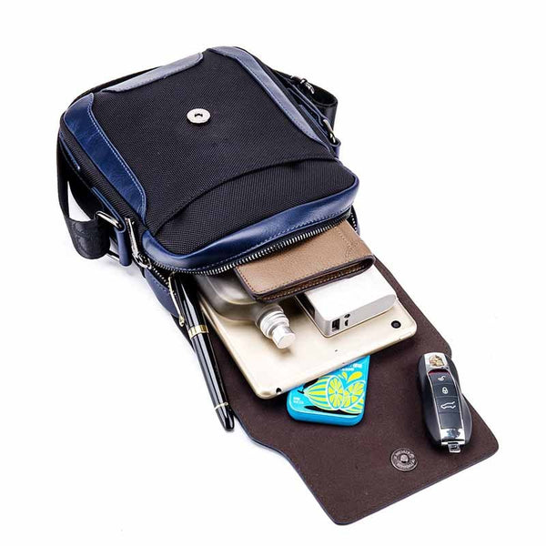 Bolso de Cuero Vacuno Premium con Bandolera Diagonal