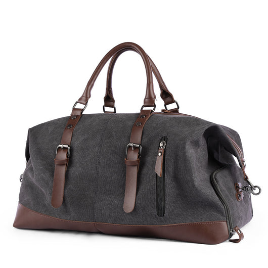Bolsa de Lona Retro para Viajes - Mochila de Gran Capacidad para Hombre - Image 9