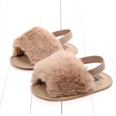 Sandalias para bebé multicolor con suela suave y elástico cómodo - Image 5