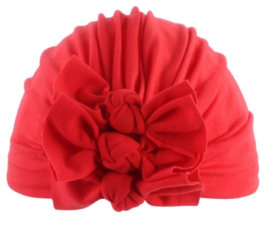 Gorro para bebé con lazo plisado - Image 13