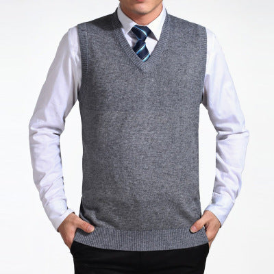Chaleco de Cachemira para Hombre - Suéter Elegante