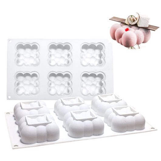 Molde de Silicona para Tartas Nube de 6 Cavidades - Image 5