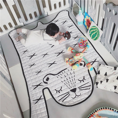 Tapete de Juego para Bebés Tigre Blanco - Alfombra Infantil Suave para Desarrollo - Image 3