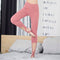 Pantalones de Yoga con Cintas Cruzadas