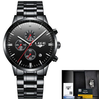 Reloj de Cuarzo Multifuncional para Negocios