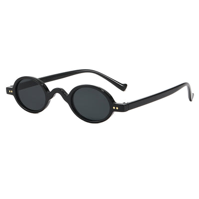 Red small frame round glasses with clear lenses, featuring a retro or steampunk style. - Image 25