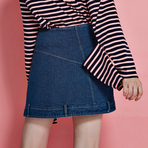 Falda Drap Elegante