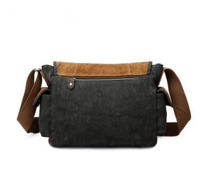 Bolsa de Lona Retro con Solapa - Estilo Vintage - Image 4