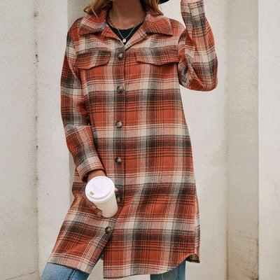 Camisa Cuadrille Solapa Simple Largo Medio - Image 3