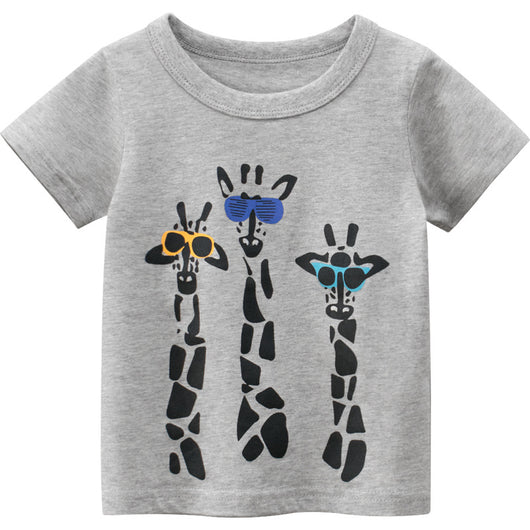 Playera Infantil de Manga Corta para Niño - Ropa de Verano