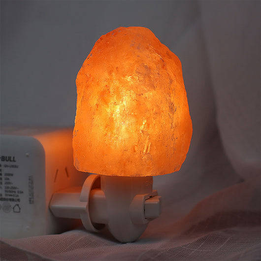 Lámpara de Sal del Himalaya para Dormitorio - Luz Cálida Mesita de Noche - Image 2