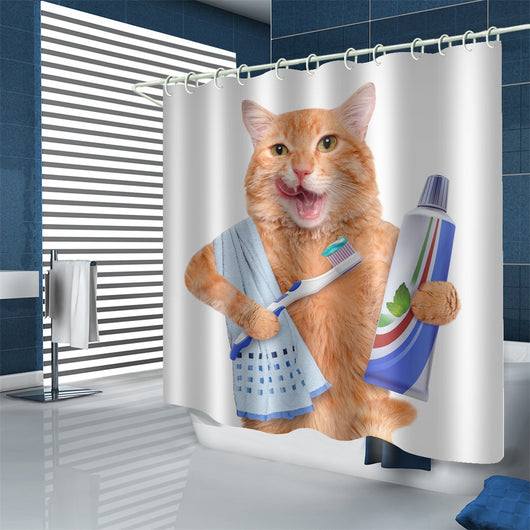 Cortina de Baño Impermeable de Poliéster Premium - Image 9