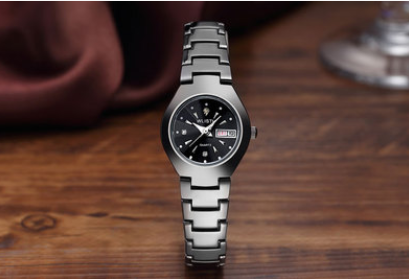 Reloj Luminoso de Acero Tungsteno para Pareja - Resistente al Agua con Calendario - Image 6