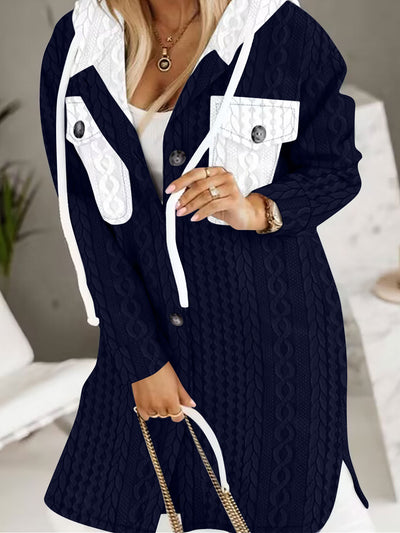 Abrigo con Capucha para Mujer - Diseño Moderno - Image 8