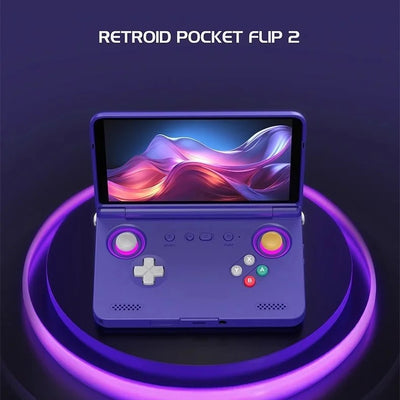 Consola de Juegos Portátil Retroid Pocket Flip2 SD865 OLED 5.5 pulgadas Android