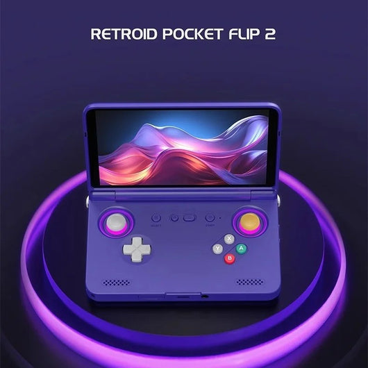Consola de Juegos Portátil Retroid Pocket Flip2 SD865 OLED 5.5 pulgadas Android