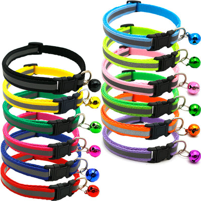 Collar Reflectante con Campana para Gatos
