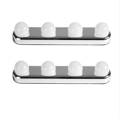 Espejo de Maquillaje LED con 4 Bombillas y Ventosa - Lámpara de Relleno Profesional - Image 4