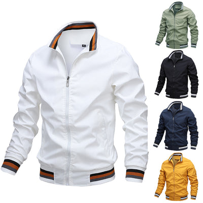 Chaqueta Deportiva Hombre Colores Sólidos