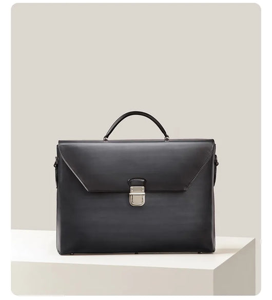 Bolso Vintage Artesanal de Cuero con Solapa para Negocios - Image 16