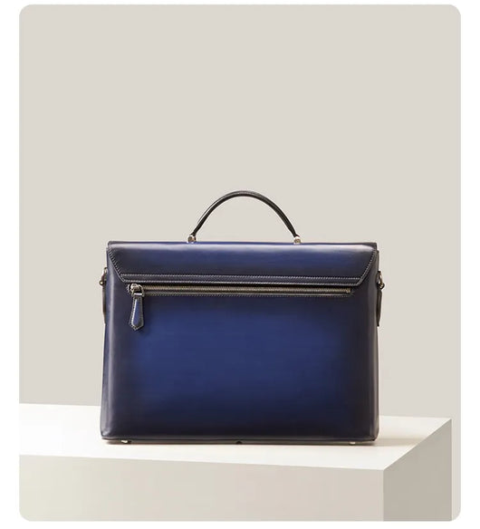 Bolso Vintage Artesanal de Cuero con Solapa para Negocios - Image 19