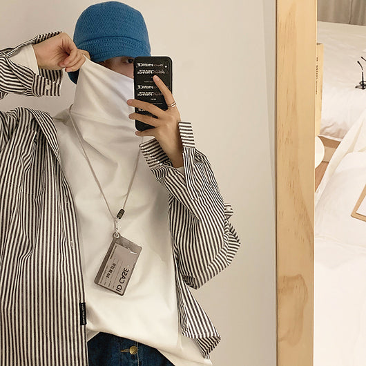 Camiseta Holgada de Manga Larga para Hombre y Mujer