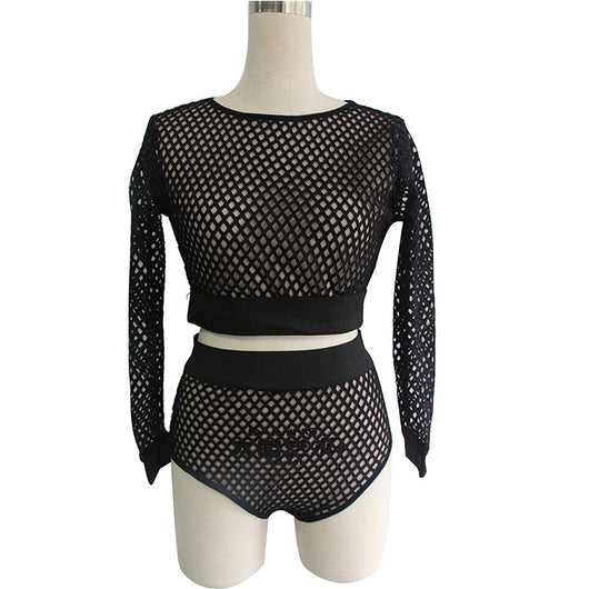 Traje de Baño Bikini Calado Sexy con Cobertor - Image 10