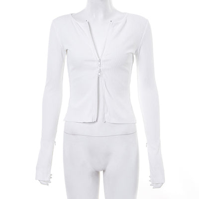 Cardigan Tejido Slim de Manga Larga - Image 2