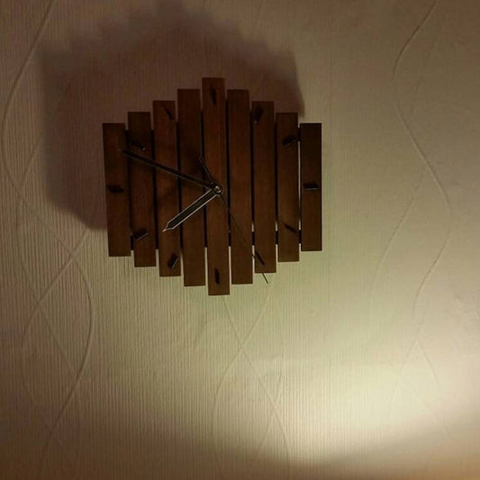 Reloj de Pared en Madera Natural