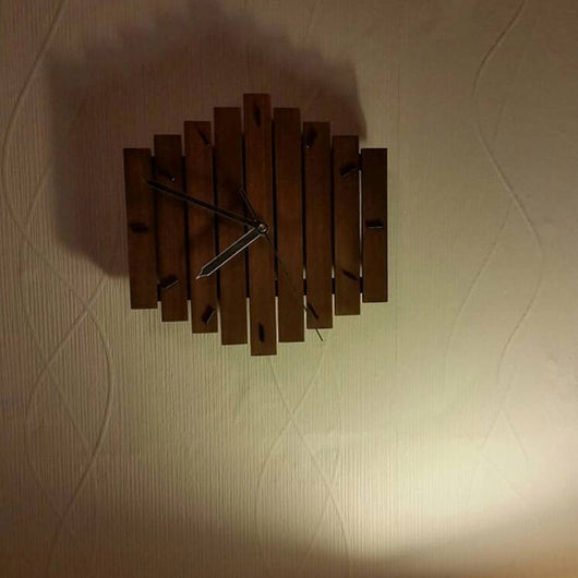Reloj de Pared en Madera Natural