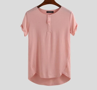 Playera Monocromática de Manga Corta para Hombre - Image 3