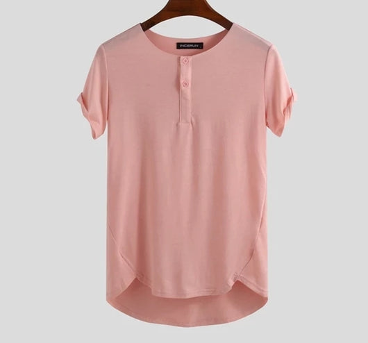Playera Monocromática de Manga Corta para Hombre - Image 3
