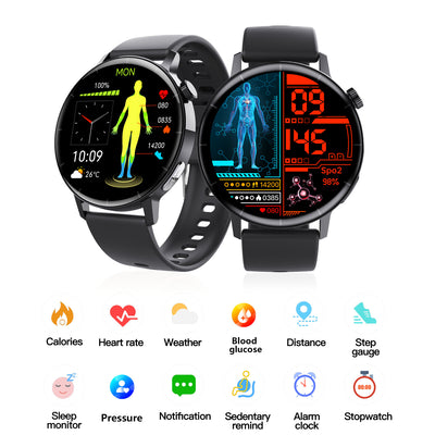 Reloj Inteligente de Salud Integral con Monitoreo de Ácido Úrico, Lípidos y ECG - Image 10