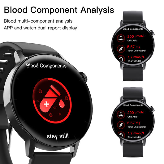 Reloj Inteligente de Salud Integral con Monitoreo de Ácido Úrico, Lípidos y ECG - Image 11