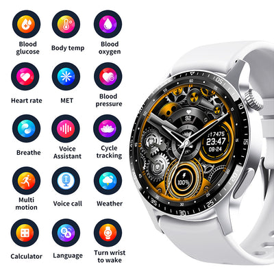 Reloj Inteligente F207 con Monitoreo No Invasivo de Glucosa - Image 12